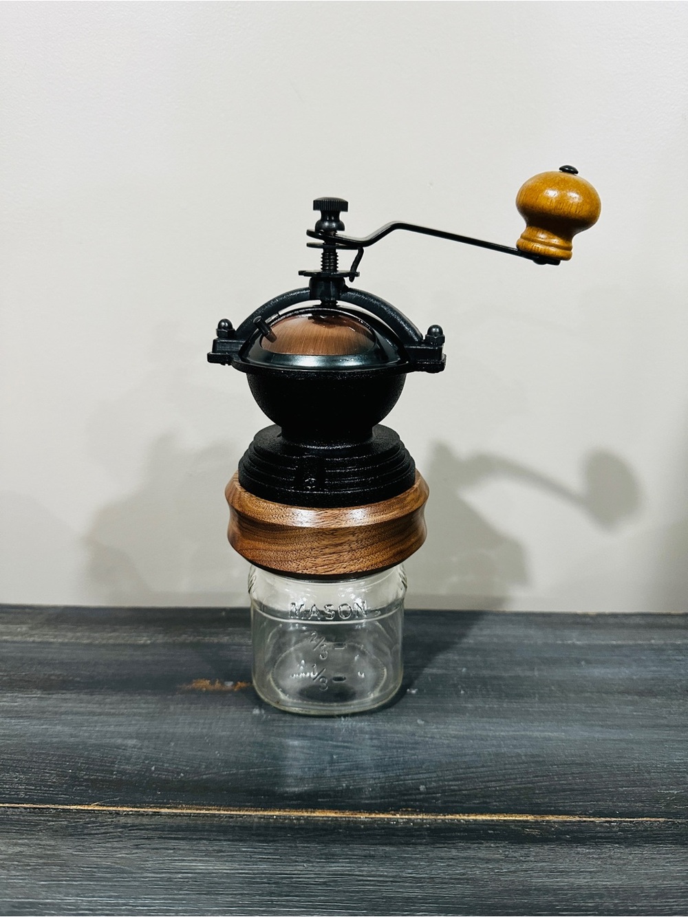 Mason Jar Coffee Grinder